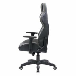 CorLiving - Nightshade Gaming Chair - Black and Grey