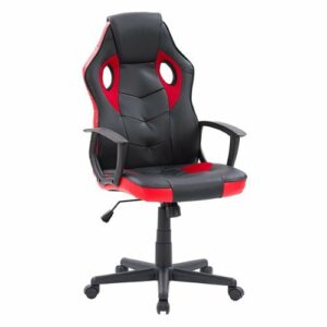 CorLiving - Mad Dog Gaming Chair - Black and Red