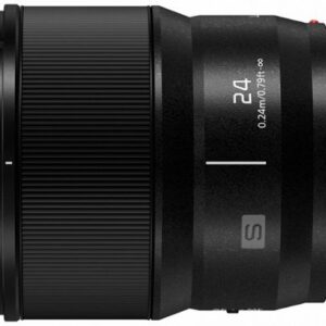 Panasonic - LUMIX S-S24 24mm F1.8 L-Mount Lens for LUMIX S Series Cameras - Black