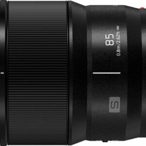 Panasonic - LUMIX S-S85 85mm F1.8 L-Mount Lens for LUMIX S Series Cameras - Black