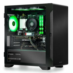 Thermaltake - Graphite 360 Gaming Desktop - AMD Ryzen 5 5600X - 16GB Memory - NVIDIA GeForce RTX 3060 - 1TB NVMe M.2 - Black