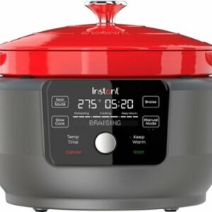 Instant Pot - Precision 5-in-1 Electric Dutch Oven - Cast Iron - Red