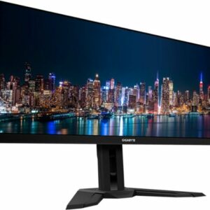 GIGABYTE - M34WQ 34" LED WQHD FreeSync Premium IPS Gaming Monitor with HDR (HDMI, DisplayPort, USB) - Black