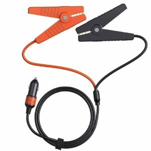 Jackery - 12-Volt Automotive Lead-acid Battery Charging Cable - Black