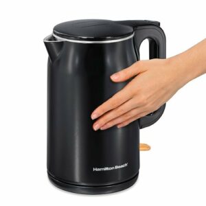 Hamilton Beach - 1.6 Liter Cool-Touch Kettle - Black