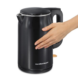 Hamilton Beach - 1.6 Liter Cool-Touch Kettle - Black