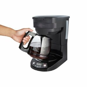 Hamilton Beach - 12 Cup Programmable Coffee Maker - BLACK