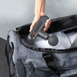 Sharper Image - Powerboost Move Deep Tissue Travel Percussion Massager - Grey