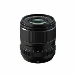 XF33mmF1.4 R LM WR Lens compatible with Fujifilm X Series cameras - Black