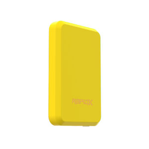 RapidX - Boosta 5k mAh 7.5W Magnetic Wireless Portable Charger for iPhone 12, 13 & 14 - Yellow