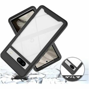 SaharaCase - GRIP Series Case for Google Pixel 7a - Black/Clear