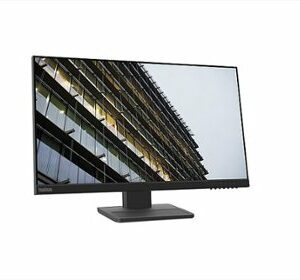 Lenovo - ThinkVision 23.8" E24-28 LED FHD Monitor (HDMI, DisplayPort, VGA) - Raven Black