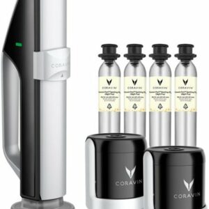 Coravin - Sparkling Wine Preservation System - Black/Silver