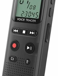 Philips - VoiceTracer Digital Voice Recorder 8 GB DVT1160 - Black