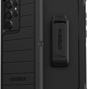 OtterBox - Defender Series Pro Hard Shell for Samsung Galaxy S22 Ultra - Black