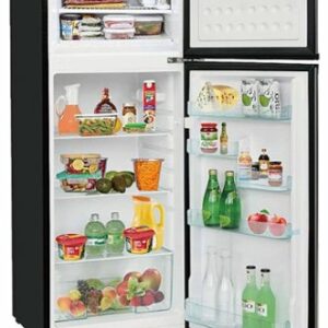 Frigidaire - 7.5 cu ft, 2-Door Apartment Size Refrigerator with Top Freezer, Platinum Series - Stainless Steel