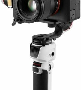 Zhiyun - Crane M3 3-Axis Gimbal Stabilizer for Smartphones, Action Cameras, and Mirrorless Cameras with detachable tri-pod stand - White