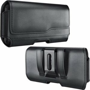 SaharaCase - Holster Case for Apple iPhone 13/13 Pro, iPhone 12/12 Pro, iPhone 14/14 Pro and iPhone 15/15 Pro - Black