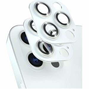 SaharaCase - ZeroDamage Camera Lens Protector for Apple iPhone 13 Pro and iPhone 13 Pro Max (2-Pack) - White