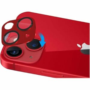 SaharaCase - ZeroDamage Camera Lens Protector for Apple iPhone 13 and iPhone 13 mini (2-Pack) - Red