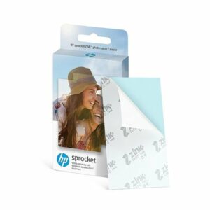 HP - Sprocket 2" x 3" Premium Zink Sticky Backed Photo Paper Bundle - White