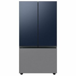 Samsung - Bespoke 3-Door French Door Refrigerator panel - Top Panel - Navy Steel