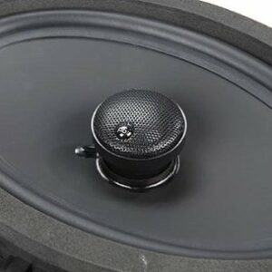 Powerbass - OE Series 6x9in. 2-Way Coaxial OEM Replacement Speaker with Injection-Molded Polypropylene Woofer Cone - black