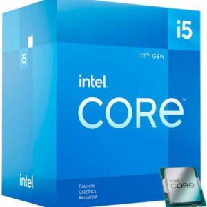 Intel - Core i5-12400F 12th Generation - 6 Core - 12 Thread - 2.5 to 4.4 GHz - LGA1700 - Desktop Processor - Grey/Black/Gold