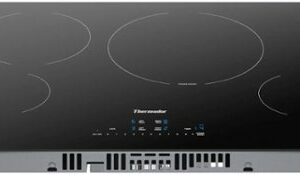 Thermador - Masterpiece Series 30" Built-In Electric Induction Cooktop with 4 elements, Wifi and Frameless Design - Black