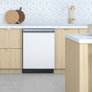 Samsung - Bespoke Dishwasher Panel - White Glass