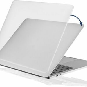 Insignia™ - Hard-Shell Case for 2021 and 2023 MacBook Pro 14" - Frosted Clear