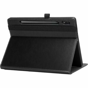 SaharaCase - Business Series Folio Case for Samsung Galaxy Tab S8+ and Tab S7 FE - Black