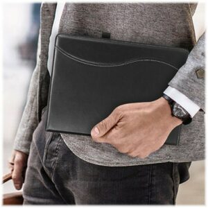 SaharaCase - Business Series Folio Case for Samsung Galaxy Tab S8+ and Tab S7 FE - Black