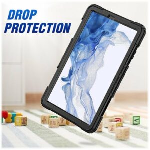 SaharaCase - Defense Series Case for Samsung Galaxy Tab S8+ - Black