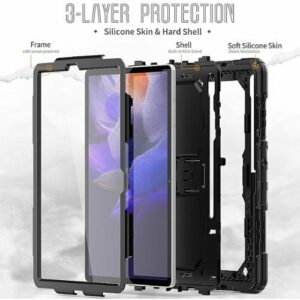 SaharaCase - Defense Series Case for Samsung Galaxy Tab S8+ - Black