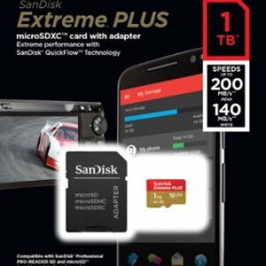 SanDisk - Extreme PLUS 1TB microSDXC UHS-I Memory Card