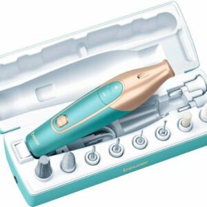 Beurer - Rechargeable Manicure/Pedicure Device - Turquoise/Gold