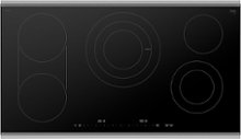 Bosch - Benchmark Series 36" Built-In Electric Cooktop with 5 elements and Stainless Steel Frame - Black