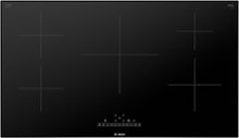 Bosch - 500 Series 36" Built-In Electric Induction Cooktop with 5 elements - Black