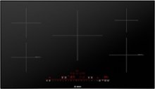 Bosch - 800 Series 36" Built-In Electric Induction Cooktop with 5 elements and Wifi, Frameless - Black