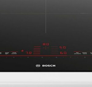 Bosch - Benchmark Series 36" Built-In Electric Induction Cooktop with 5 elements and Wifi, Frameless - Black