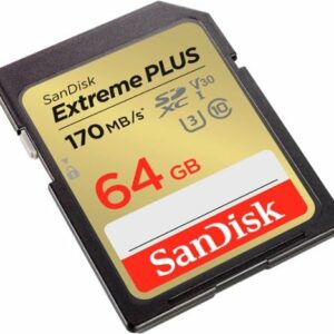 SanDisk - Extreme PLUS 64GB SDXC UHS-I Memory Card