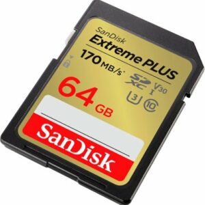 SanDisk - Extreme PLUS 64GB SDXC UHS-I Memory Card