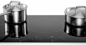 JennAir - 36" Lustre Built-In Electric Cooktop with Auto Sensor Cooking - Black