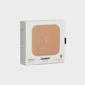 Courant - Essentials CATCH:1 10W Qi-Certified Wireless Charger for iPhone and Android - Camel