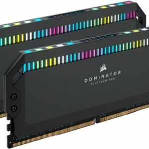 CORSAIR - DOMINATOR PLATINUM 32GB (2PK x 16GB) 5600MHz DDR5 C36 DIMM Desktop Memory with RGB lighting - Black