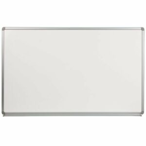 Flash Furniture - Cardim Porcelain Marker Board - White