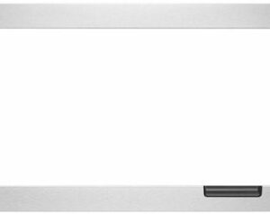 31.5" Slim Frame with Pocket Handle Trim Kit for Select Whirlpool & KitchenAid Built-In Low-Profile Microwaves - Stainless Steel