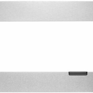 32.5" Standard Frame with Pocket Handle Trim Kit for Select Whirlpool & KitchenAid Built-In Low-Profile Microwaves - Stainless Steel