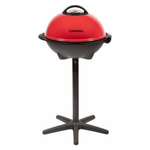 Cuisinart - 2-in-1 Outdoor Electric Grill - Red